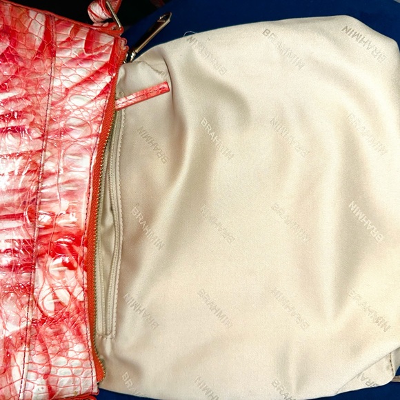 Brahmin Pink Flamingo Melbourne Crossbody - Picture 10 of 11